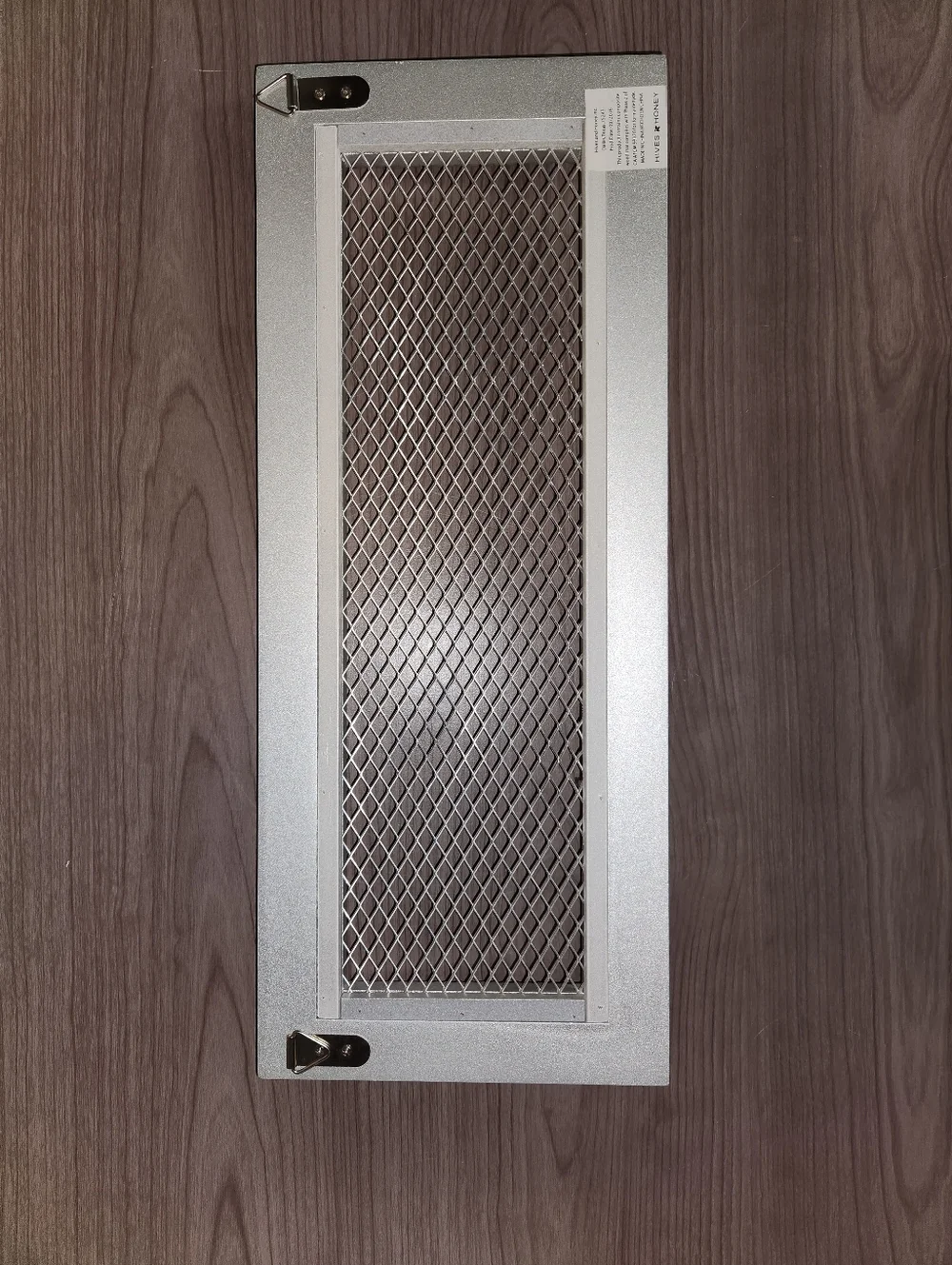 Silver Decorative Metal Vent Cover with Mesh Insert Great For Jewlrey